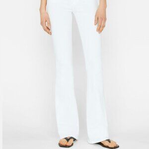 Frame Le High Stretch Flare Jeans Size 27 - White Jeans